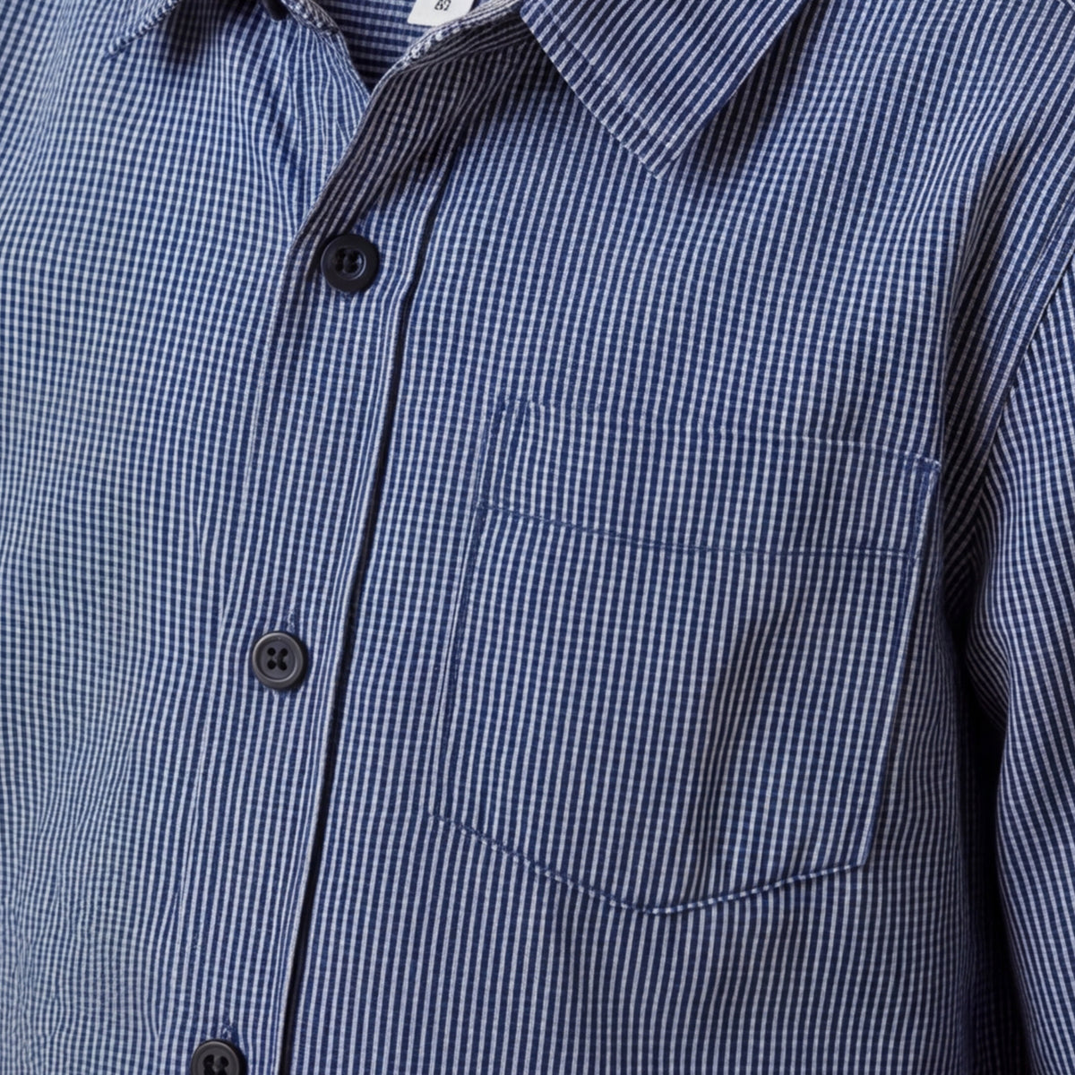 Boys Navy Printed Long Sleeve Shirt